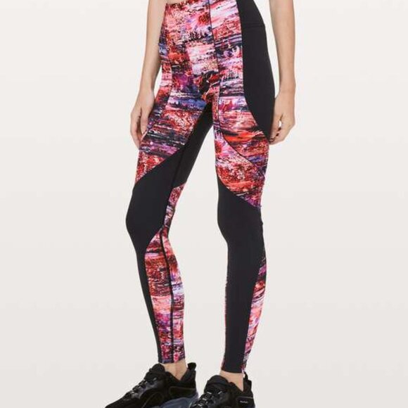 Lululemon Sweat & Repeat tight 28" Star Rub size 8 NWT - Picture 1 of 6